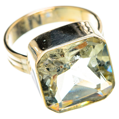 Green Amethyst Rings handcrafted by Ana Silver Co - RING110208 - Photo 2