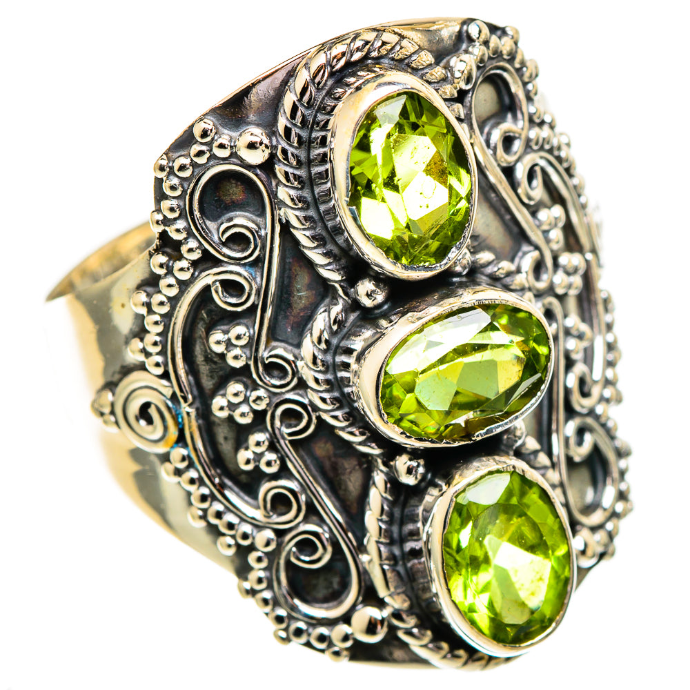 Peridot Rings handcrafted by Ana Silver Co - RING110210 - Photo 2
