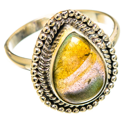 Labradorite Rings handcrafted by Ana Silver Co - RING110212 - Photo 2