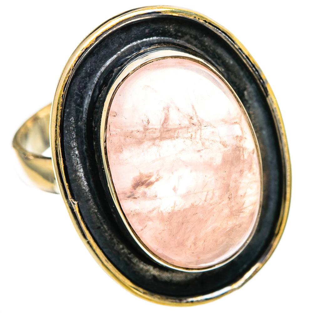 Rose Quartz Rings handcrafted by Ana Silver Co - RING110213 - Photo 2