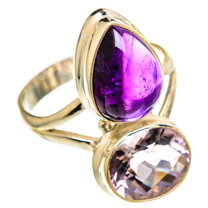 Amethyst Rings handcrafted by Ana Silver Co - RING110215 - Photo 2