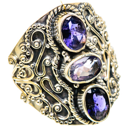 Violet Spinel Rings handcrafted by Ana Silver Co - RING110216 - Photo 2