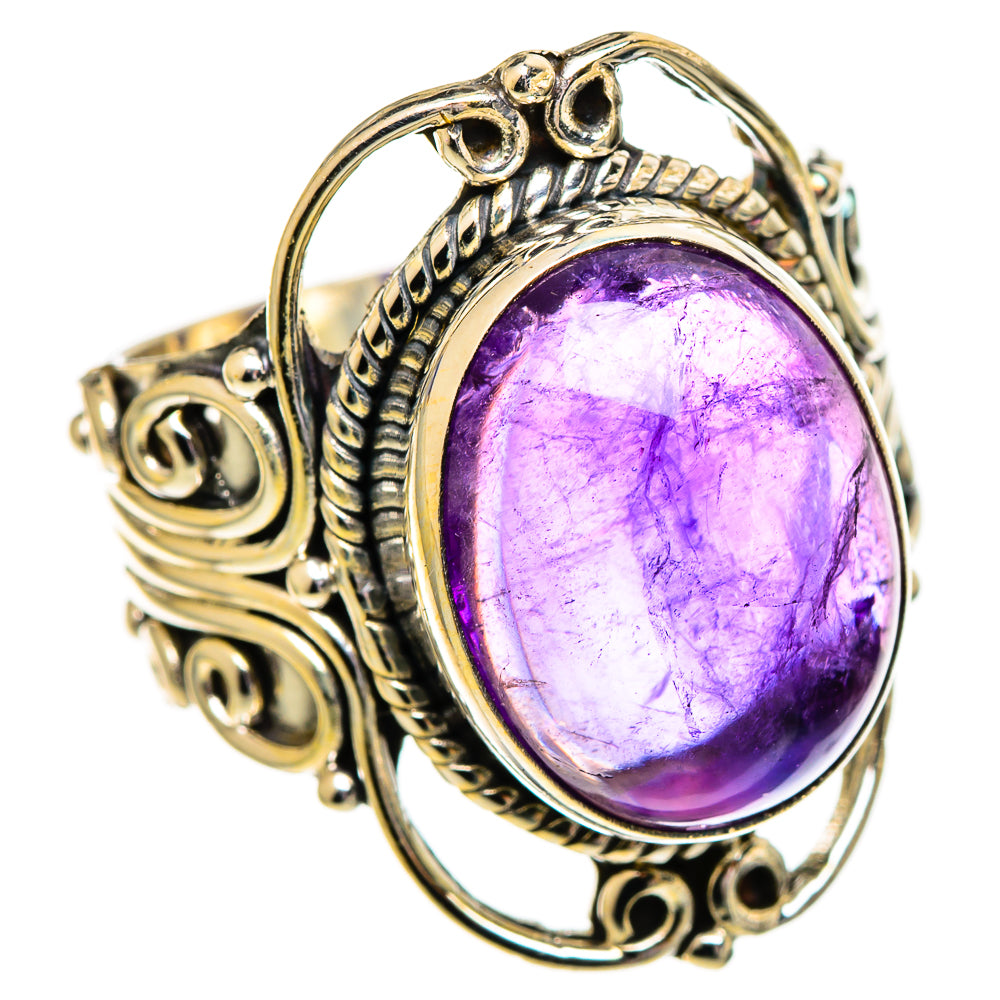 Amethyst Rings handcrafted by Ana Silver Co - RING110217 - Photo 2
