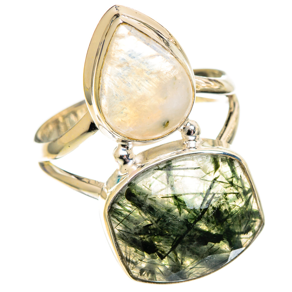 Tourmalinated Quartz Rings handcrafted by Ana Silver Co - RING110223 - Photo 2