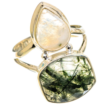 Tourmalinated Quartz Rings handcrafted by Ana Silver Co - RING110223 - Photo 2
