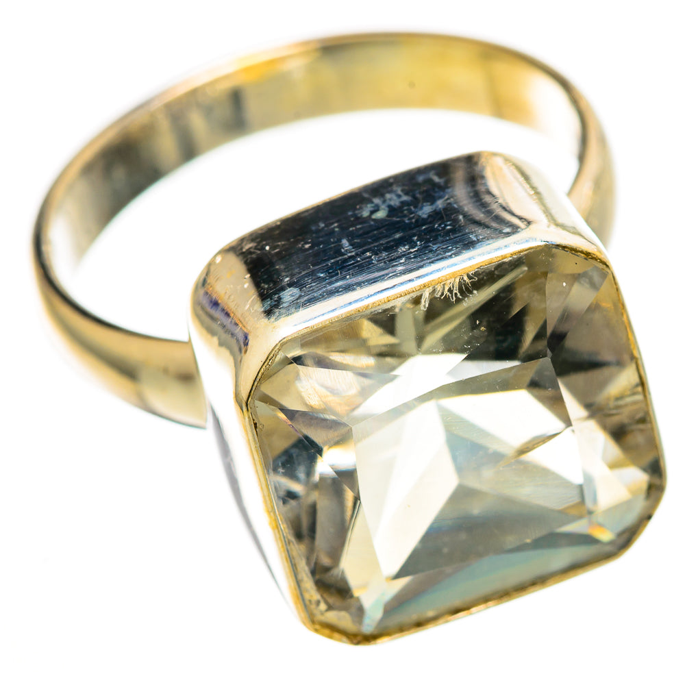 Green Amethyst Rings handcrafted by Ana Silver Co - RING110239 - Photo 2