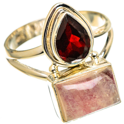 Pink Moonstone Rings handcrafted by Ana Silver Co - RING110245 - Photo 2