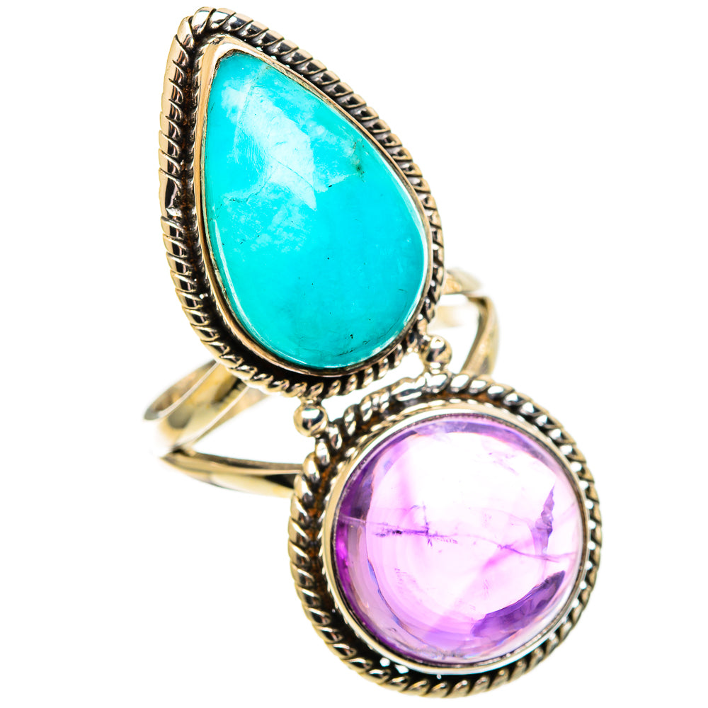 Amazonite Rings handcrafted by Ana Silver Co - RING110247 - Photo 2