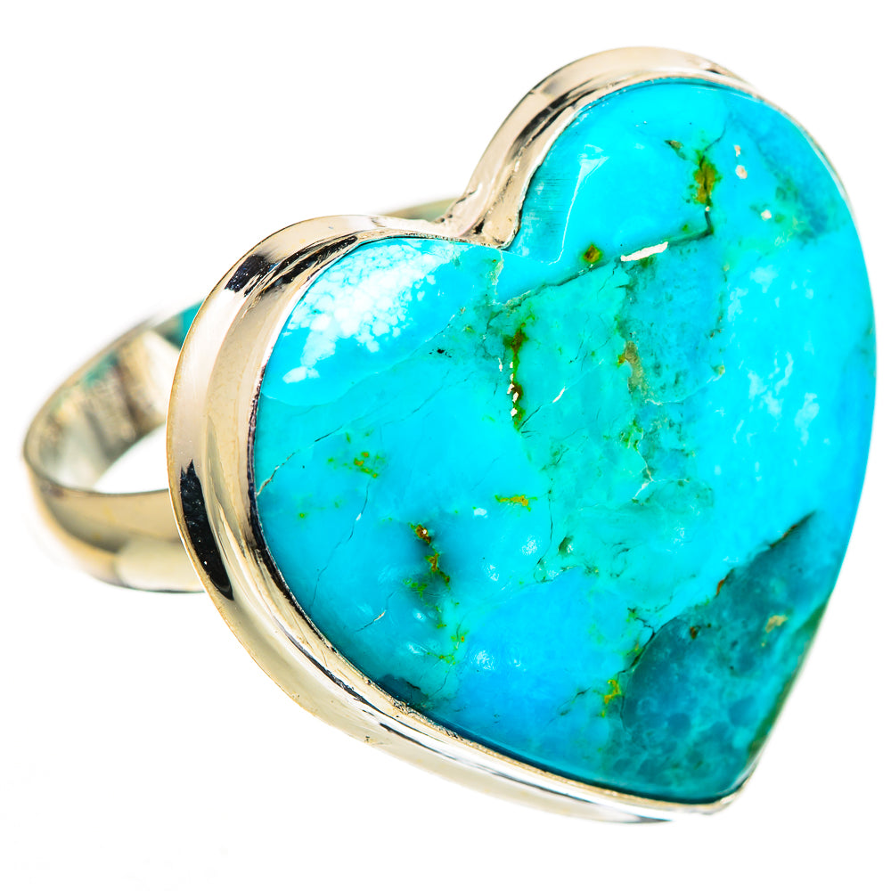 Chrysocolla Rings handcrafted by Ana Silver Co - RING110254 - Photo 2