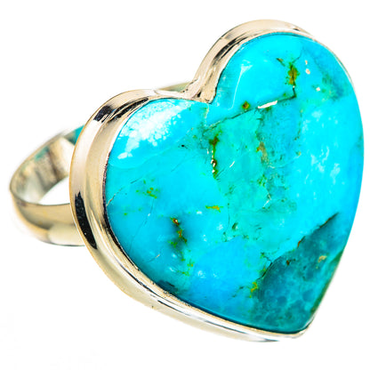 Chrysocolla Rings handcrafted by Ana Silver Co - RING110254 - Photo 2