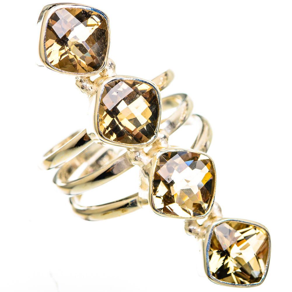 Smoky Quartz Rings handcrafted by Ana Silver Co - RING110270 - Photo 2