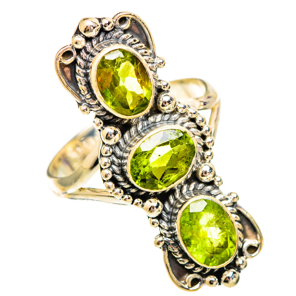 Peridot Rings handcrafted by Ana Silver Co - RING110302 - Photo 2