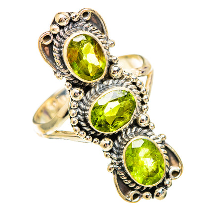Peridot Rings handcrafted by Ana Silver Co - RING110302 - Photo 2