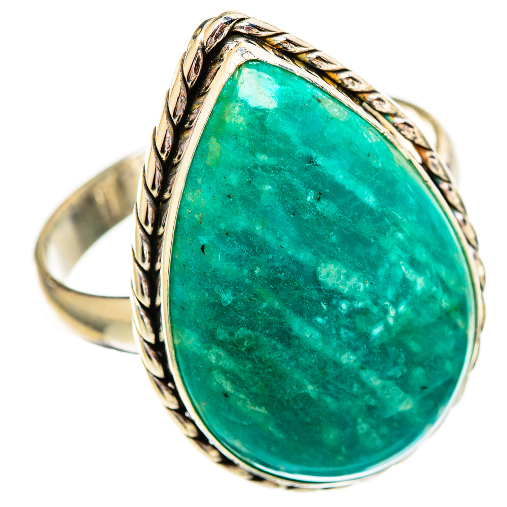 Amazonite Rings handcrafted by Ana Silver Co - RING110307 - Photo 2