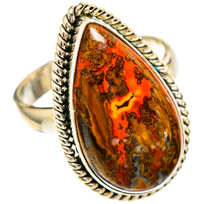 Moroccan Agate Rings handcrafted by Ana Silver Co - RING110309 - Photo 2
