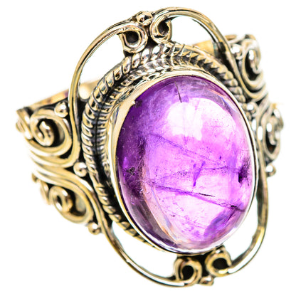 Amethyst Rings handcrafted by Ana Silver Co - RING110320 - Photo 2