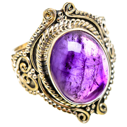 Amethyst Rings handcrafted by Ana Silver Co - RING110327 - Photo 2