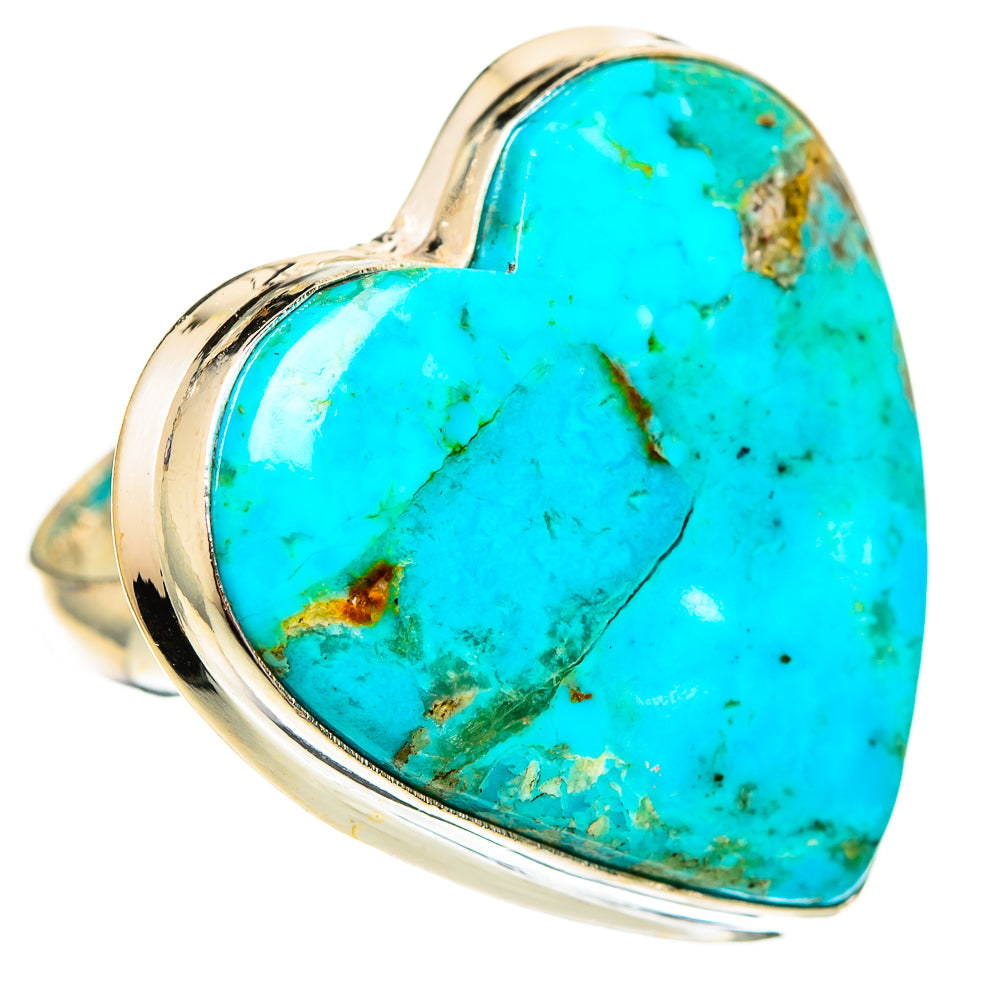 Chrysocolla Rings handcrafted by Ana Silver Co - RING110341 - Photo 2