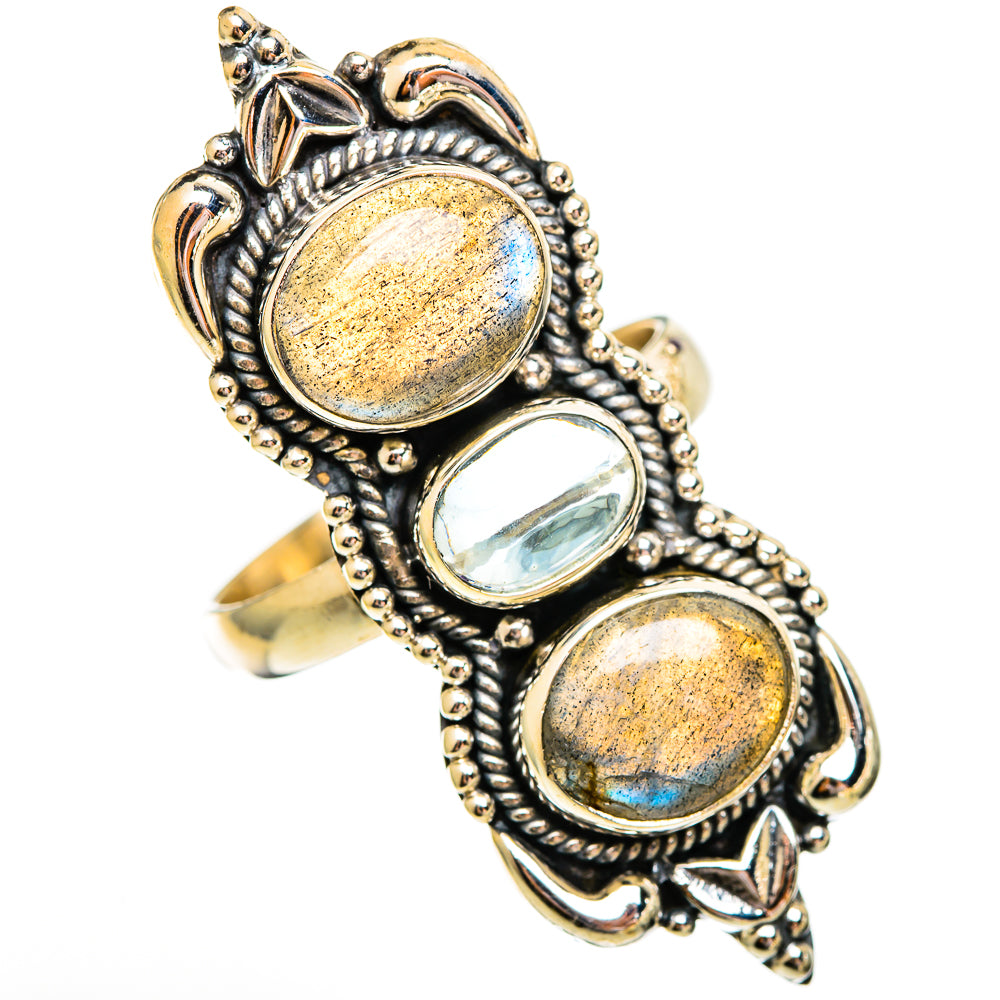 Labradorite Rings handcrafted by Ana Silver Co - RING110342 - Photo 2