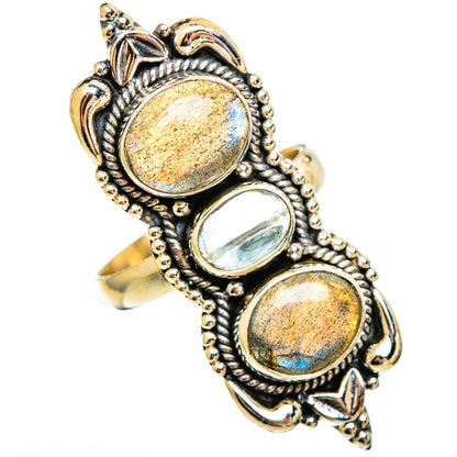 Labradorite Rings handcrafted by Ana Silver Co - RING110342 - Photo 2