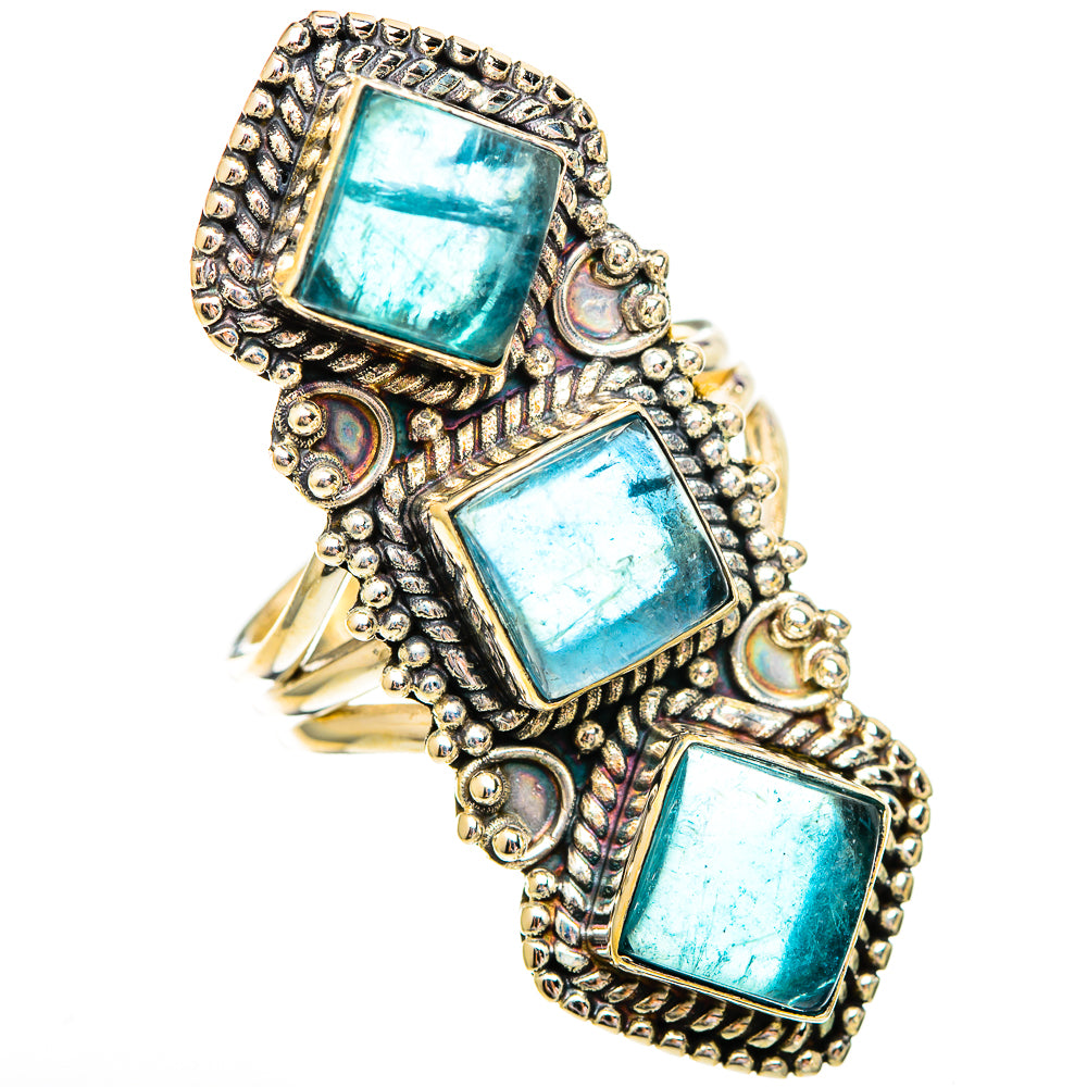 Apatite Rings handcrafted by Ana Silver Co - RING110344 - Photo 2