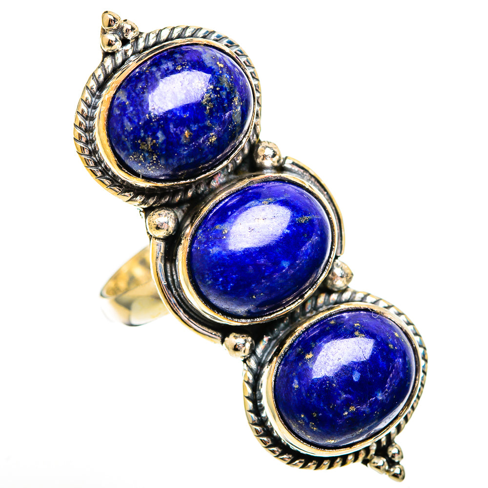 Lapis Lazuli Rings handcrafted by Ana Silver Co - RING110345 - Photo 2