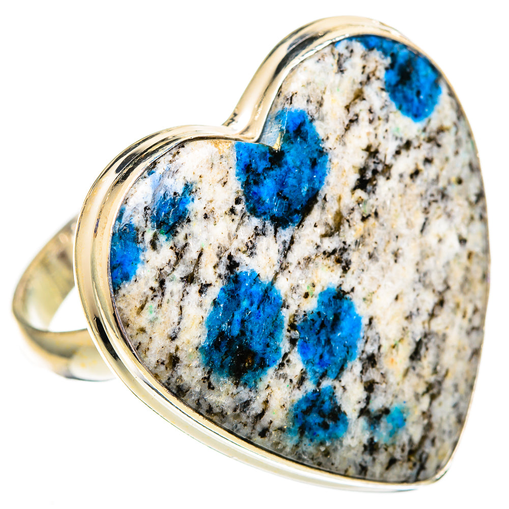 K2 Blue Azurite Rings handcrafted by Ana Silver Co - RING110346 - Photo 2