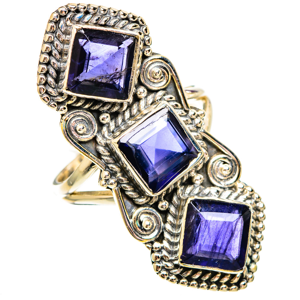 Violet Spinel Rings handcrafted by Ana Silver Co - RING110360 - Photo 2