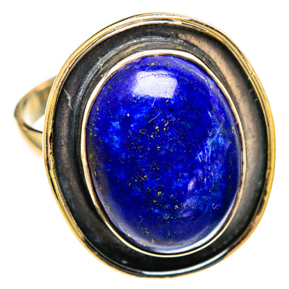 Lapis Lazuli Rings handcrafted by Ana Silver Co - RING110376 - Photo 2