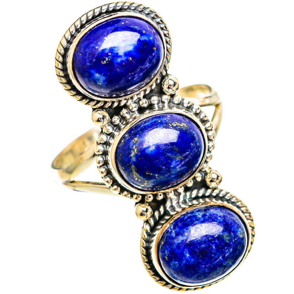 Lapis Lazuli Rings handcrafted by Ana Silver Co - RING110382 - Photo 2