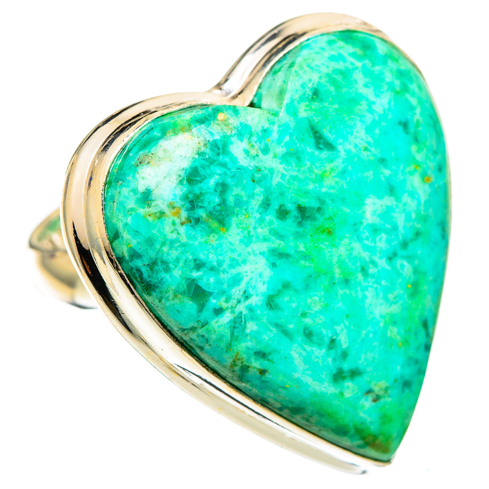 Peruvian Amazonite Rings handcrafted by Ana Silver Co - RING110383 - Photo 2