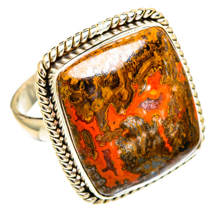 Moroccan Agate Rings handcrafted by Ana Silver Co - RING110388 - Photo 2