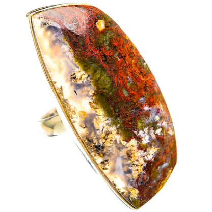 Indonesian Plume Agate Rings handcrafted by Ana Silver Co - RING110392 - Photo 2