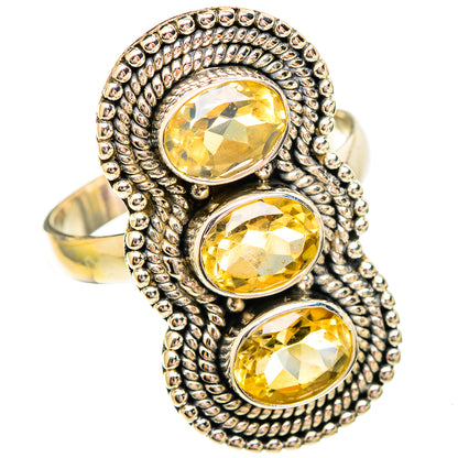 Citrine Rings handcrafted by Ana Silver Co - RING110393 - Photo 2