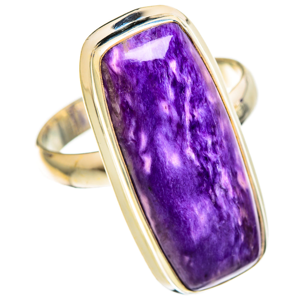 Charoite Rings handcrafted by Ana Silver Co - RING110407 - Photo 2
