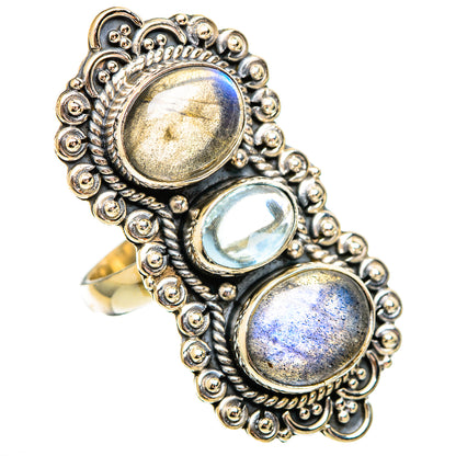 Labradorite Rings handcrafted by Ana Silver Co - RING110416 - Photo 2