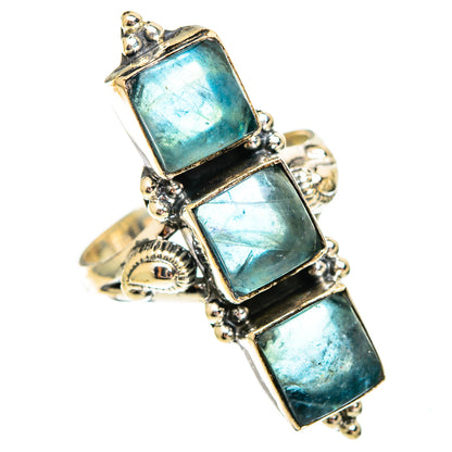 Apatite Rings handcrafted by Ana Silver Co - RING110419 - Photo 2