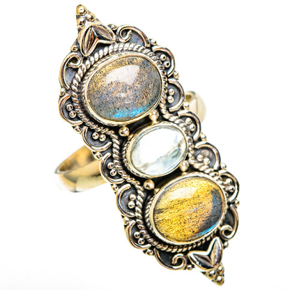 Labradorite Rings handcrafted by Ana Silver Co - RING110420 - Photo 2