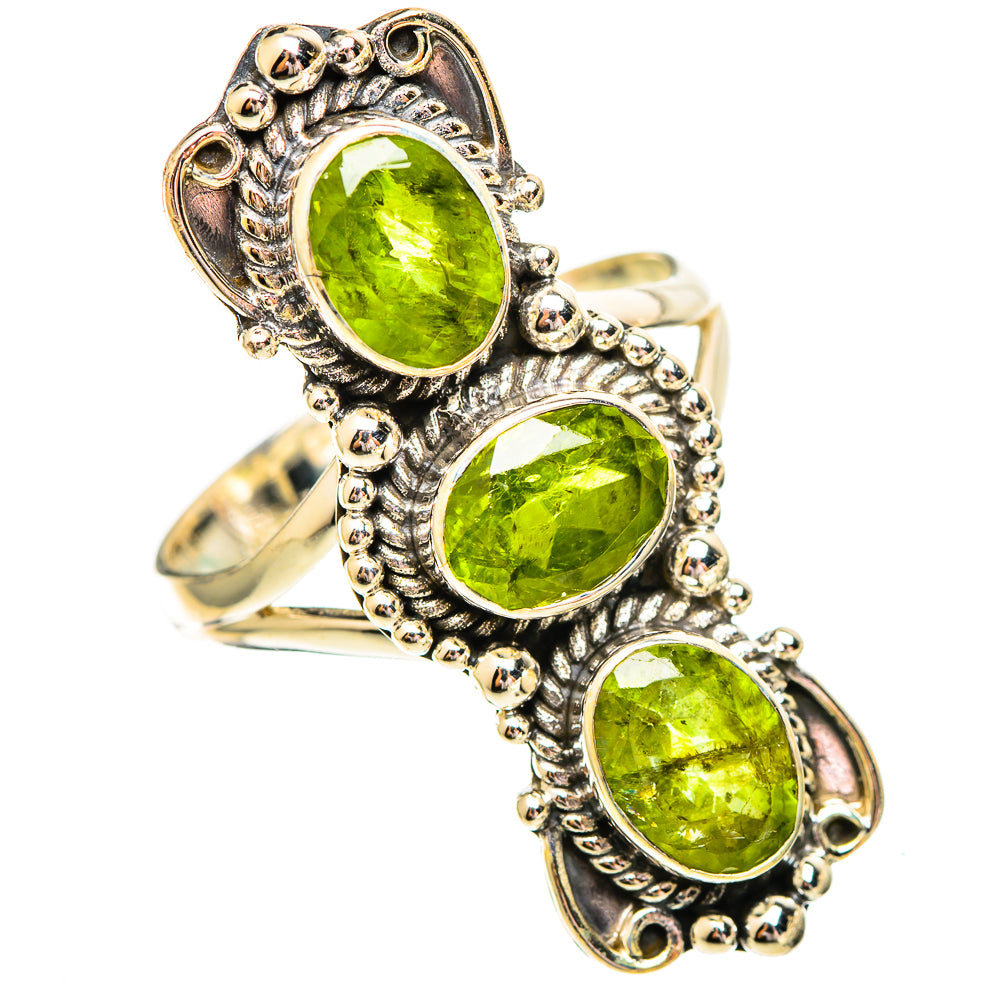 Peridot Rings handcrafted by Ana Silver Co - RING110425 - Photo 2