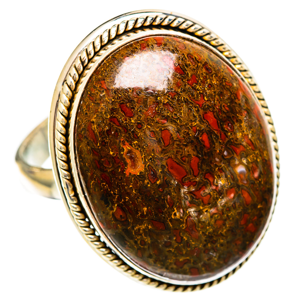 Dinosaur Bone Rings handcrafted by Ana Silver Co - RING110429 - Photo 2