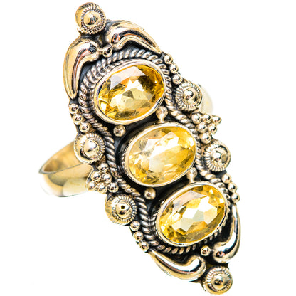 Citrine Rings handcrafted by Ana Silver Co - RING110435 - Photo 2