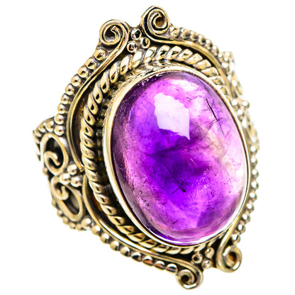 Amethyst Rings handcrafted by Ana Silver Co - RING110441 - Photo 2
