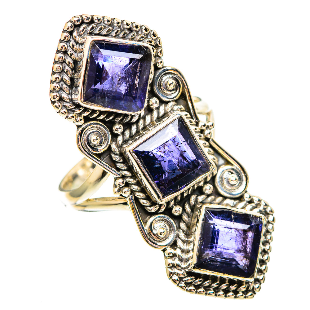Violet Spinel Rings handcrafted by Ana Silver Co - RING110443 - Photo 2