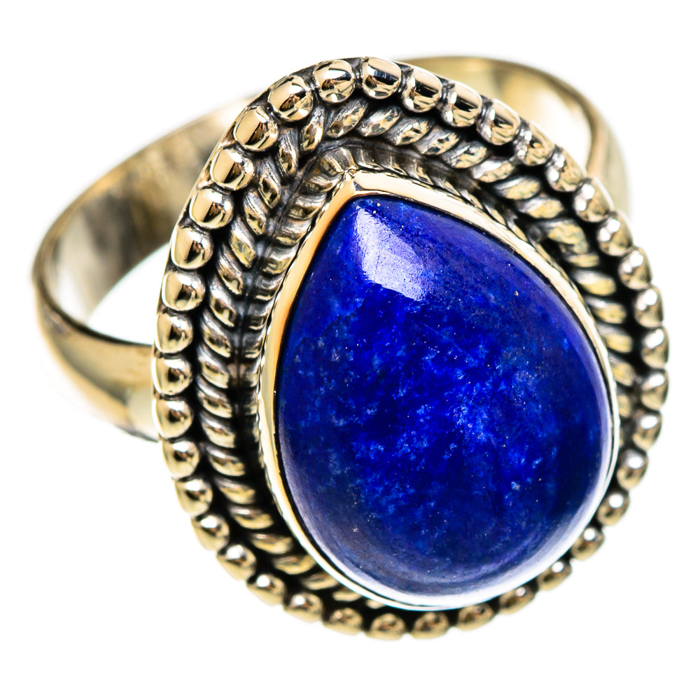 Lapis Lazuli Rings handcrafted by Ana Silver Co - RING110449 - Photo 2