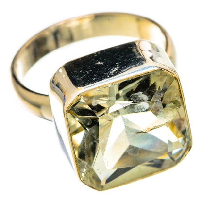 Green Amethyst Rings handcrafted by Ana Silver Co - RING110452 - Photo 2