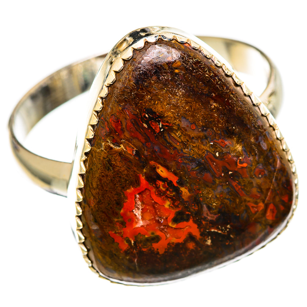 Moroccan Agate Rings handcrafted by Ana Silver Co - RING110456 - Photo 2