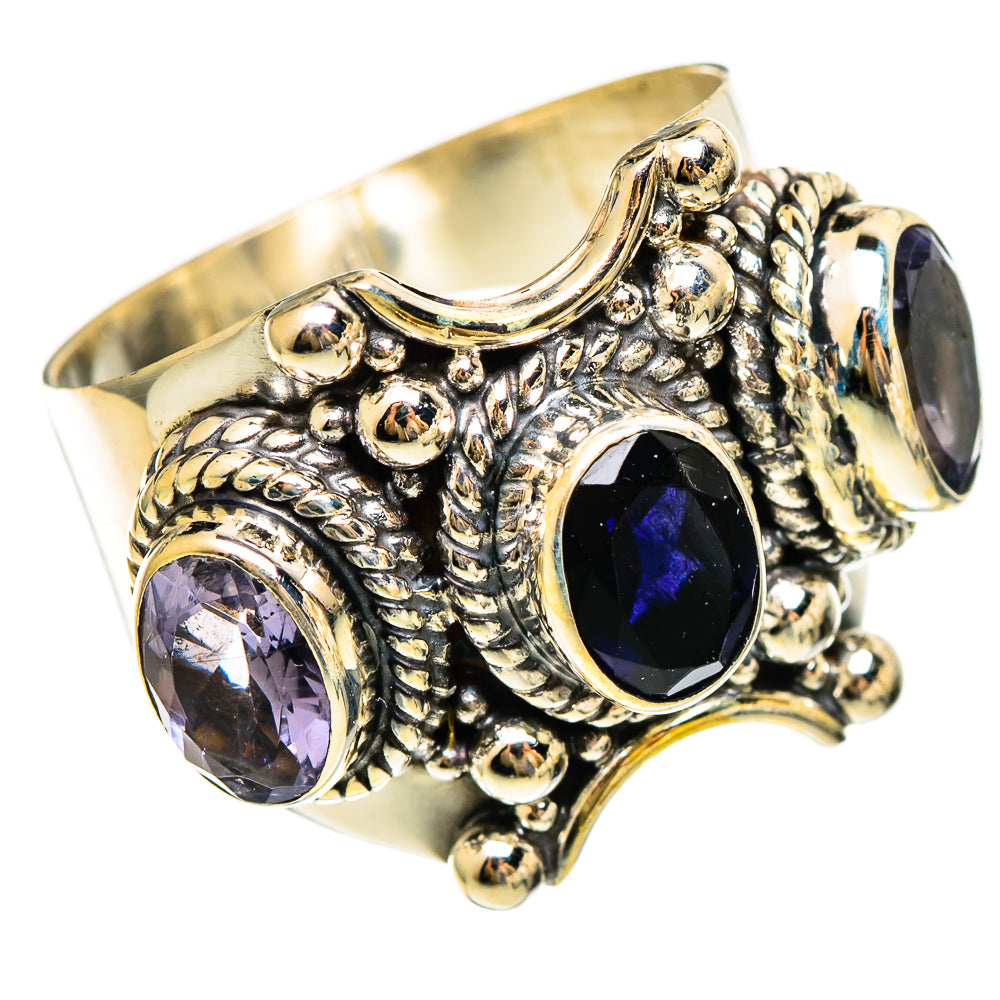Violet Spinel Rings handcrafted by Ana Silver Co - RING110463 - Photo 2