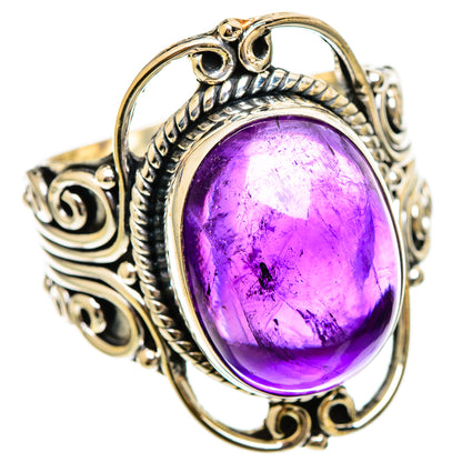 Amethyst Rings handcrafted by Ana Silver Co - RING110464 - Photo 2