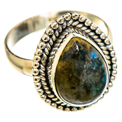 Labradorite Rings handcrafted by Ana Silver Co - RING110478 - Photo 2