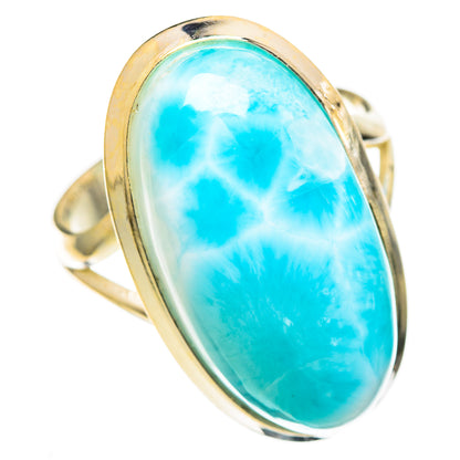 Larimar Rings handcrafted by Ana Silver Co - RING110479 - Photo 2